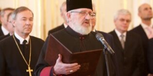 Vladyka Peter (Rusnák) na stretnutí s prezidentom Vladyka Peter (Rusnák) na stretnutí s prezidentom